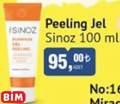 SİNOZ PEELİNG JEL SİNOZ PEELİNG JEL